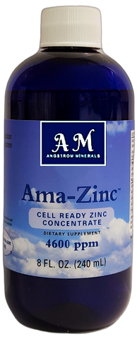 8 oz Zinc Supplement Ama-Zinc 4600 ppm