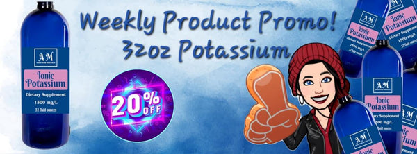 32 oz Potassium Supplement by Angstrom Minerals